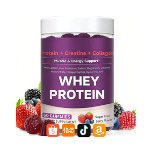 Les gommes protéinées au whey offrent des suppléments nutritionnels sans sucre, riches en protéines et sans matières grasses pour l'exercice physique. - Product Image 1