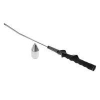 Chaude En Caoutchouc Poignée Swing Poignée Entraîneur de Bâton de Golf Swing Pratique Outil Réglable Tête De Tige Poids Réchauffer D'entraînement de Golf sida
