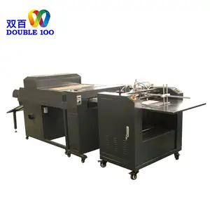 Double 100 Automatic Varnish Uv Paper Machine Offline Coating Machine Liquid Laminator Uv Top Coat