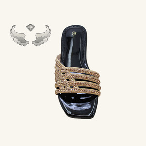 High-quality Outdoor Casual Slip-on Lightweight Sequined Flat Outdoor Women's Sandals <b>slippers</b> - Product Image 5