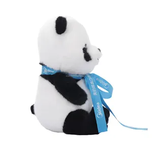 Peluche Panda personnalisée Conceptions personnalisées Peluches Panda assis Jouet animaux en peluche créatif