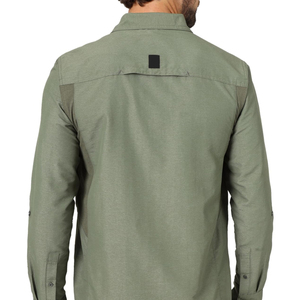 Camisa Táctica Verde Oliva Personalizada para <span class=keywords><strong>Hombre</strong></span>, Transpirable, con Múltiples Bolsillos, para Pesca, Senderismo y Trabajo, para Pedidos de Fábrica OEM - Product Image 2