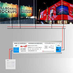 Constant Voltage 150W 200W DALI <b>Push</b> Dimmable LED Strips Driver 170-264V AC-DC 24V IP67 Waterproof LED Power Supply <b>Lighting</b> Box - Product Image 6