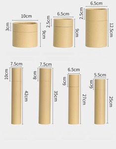 Boîte cadeau ronde en papier kraft en gros avec couvercle, boîtes d'emballage rondes en carton pour cadeaux, vêtements, cosmétiques - Product Image 4