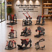 Paquete Completo de Equipos de Gimnasio SK para Centro de Fitness, Máquinas con Pesas, Conjunto Completo para Entrenamiento de Fuerza, Venta al Por Mayor