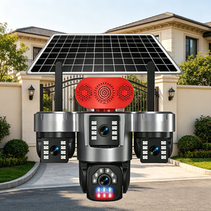 Hot S13 Home Security <b>Night</b> Light Solar AOV Full Color 5MP <b>Vision</b> Hieasy Three Lens PTZ 4G LTE IP66 AI Motion Tracking - Product Image 2
