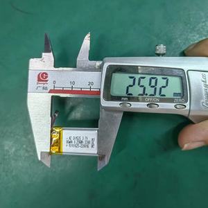 Литий-полимерный аккумулятор KC CE, сертифицированный 3,7 В, 3 мм, 301525, 80 мАч, перезаряжаемая Липовая батарея - Product Image 5