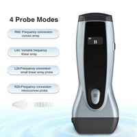 Échographe vétérinaire portable Yonker Wifi Mini à double sonde pour animaux de compagnie et animaux, scanner à ultrasons pour vétérinaires