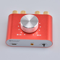 Kompakt BT 5.0 Dijital Ses Amplifikatörü Mini Hi-Fi Stereo Güç Amplifikatörü Masaüstü Ev Araba Hoparlör Sistemi için
