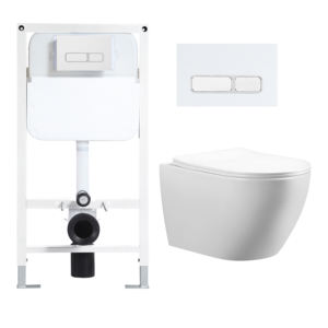 Tanque oculto moderno, montado en la pared, ahorra espacio, inodoro colgante, artículos sanitarios, tornado, inodoro de cerámica colgado en la pared - Product Image 2