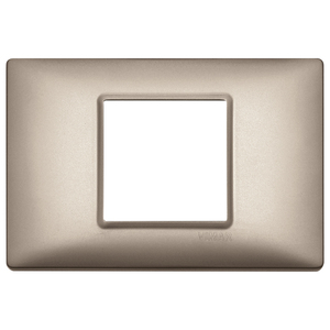 Placa de Puerta Vimar Central Perla Níquel 12.7 cm de Largo 9.3 cm de Ancho 1.6 cm de Alto - Product Image 1