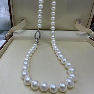 Collar de Perlas de Agua Dulce Naturales de Alta Calidad, Nuevo 2025, 9-10 mm, Hebilla de Doble Aro, Ligeramente Imperfecto, Venta al por Mayor - Product Image 4