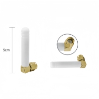 315MHz 433MHz 868MHz 915MHz 2,4 MHz G LTE 4G Wifi codo polaridad inversa RP SMA macho ángulo recto R/A Antena de varilla de goma de doble banda