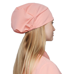Gorro de enfermera Bouffant de tela tejida Premium Comfort YH para profesionales médicos banda elástica ajustable transpirable para cirugía - Product Image 6