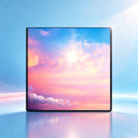 Module d'affichage vidéo mural LCD carré personnalisable de 33,2 pouces, support multi-touch, support sur pied, garantie 1 an, signalisation numérique