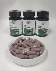 Suplemento al por mayor: Cápsulas veganas de saúco negro para el apoyo inmunológico - Product Image 3