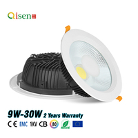 15W 20W 30W Led Cob Downlight encastré intérieur Down Light Spotlight 6500K 9w 12w Led Plafonnier Spot