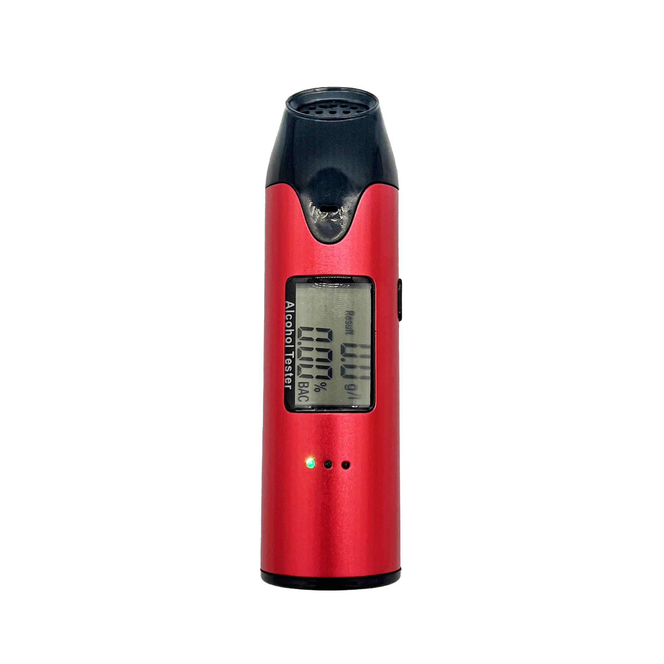 Factory Price Alcohol Breathalyzer Professional-Grade Accuracy, Portable Red Breath Tester with Digital LCD Screen, Fast Results