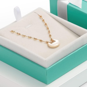 Velvet pendant necklace gift <b>box</b> <b>long</b> chain display cabinet, customizable according to needs - Product Image 5