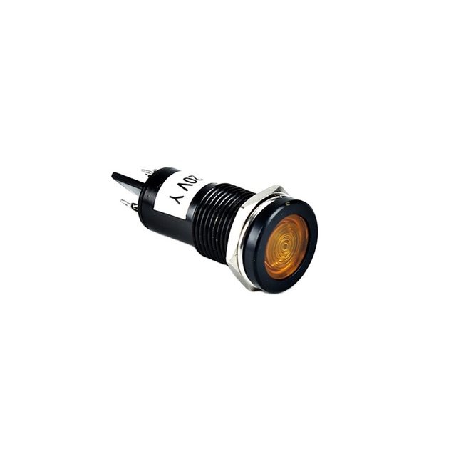 AD22C-8D 8mm White LED Indicator Light Plastic Pilot Signal Lamp for Equipment Warning Equipment Indicator Lights