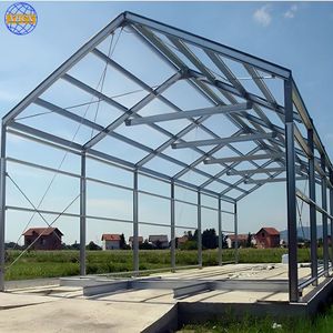Nouvel atelier d'entrepôt préfabriqué moderne à grande portée en structure acier robuste - Product Image 1
