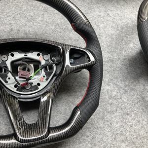 Volant en cuir perforé personnalisé, finition mate/brillante, en fibre de carbone, CCexcellent, pour <span class=keywords><strong>Mercedes</strong></span>-Benz Vito, ajustement parfait à 100% - Product Image 5