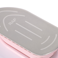 Plancha eléctrica RAF Hierro Eléctrico 300W Suela de teflón compacta Doble voltaje 110V230V Diseño para un planchado de viaje suave y fácil