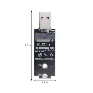 <span class=keywords><strong>M</strong></span>. <span class=keywords><strong>2</strong></span>-zu-USB-3. 1-Adapterkarten-Plug-In Ein Typ-C-Solid-State-Laufwerk, NVMe NGFF-Doppel protokoll 2230 - Product Image 4