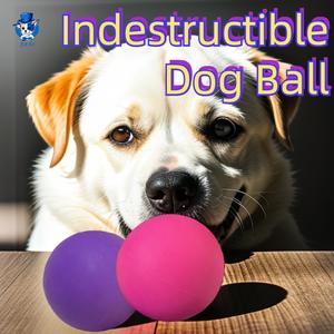 Palla per Cani in Gomma Naturale Resistente con Logo Personalizzato, Giocattolo Indistruttibile per Cani che Masticano Intensamente - Product Image 3