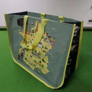 Bolsa de Compras Personalizada de Polipropileno Laminado, Bolsa de Transporte de Supermercado, Bolsa Tejida de PP Reciclado de Vietnam - Product Image 3