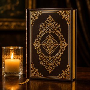 Services d'impression de livres de prière personnalisés en cuir véritable avec reliure cousue pour les livres de prière quotidiens et les livrets de prières communes - Product Image 1