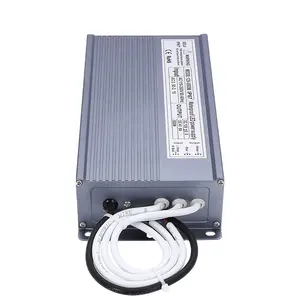 Fuente de alimentación impermeable IP67, 500W, 600W, 12V, 24V, CA, CC, SMPS para tira LED con CE y RoHS