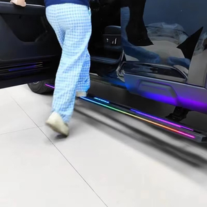 Marchepieds électriques en alliage d'aluminium avec éclairage LED coloré, installation sans perçage pour VW <span class=keywords><strong>Touareg</strong></span> <span class=keywords><strong>2022</strong></span>+ - Product Image 6