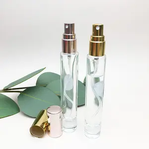 Grosir semprot emas-Botol Semprot Kaca Rose Gold, Botol Kosmetik Botol Semprot Parfum 10 Ml