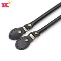 Offre Spéciale haute qualité 40cm haute qualité en cuir véritable poignée de sac bandoulière sangle pour bricolage accessoires de fabrication de sacs