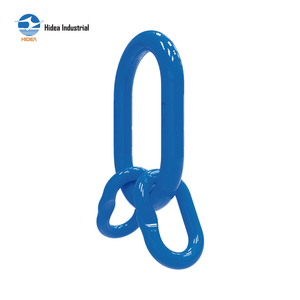 HIDEA Maillon maître oblong en acier allié robuste <span class=keywords><strong>de</strong></span> <span class=keywords><strong>3t</strong></span> à 39,9t avec <span class=keywords><strong>anneau</strong></span> <span class=keywords><strong>de</strong></span> <span class=keywords><strong>levage</strong></span> à sub-liaison G100, ensemble <span class=keywords><strong>de</strong></span> maillon maître - Product Image 5