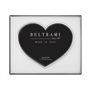 Beltrami Silver Plated Durable Photo <b>Frame</b> with 1 Color Embossing <b>Printing</b> Rectangle Wood Structure Made in Italy 3Xl Photos - Product Image 2
