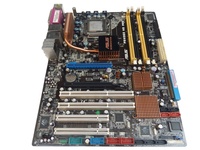 Untuk P5WDG2 WS PRO ATX Intel LGA775 775-pin 975X Workstation Motherboard dengan CPU Saluran Ganda