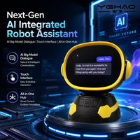 Maßgefertigte Digitale Uhr AI Smart Touchscreen Musikplayer WLAN Antiker Stil 1500mAh Akku für Küche und Büro 27 Jahre