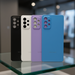 Cover Posteriore per Galaxy A72 5G 2021 A726B Nero, Scocca Sostitutiva in Materiale ABS - Product Image 3