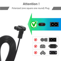 Câble d'alimentation Schuko IEC C7 à 90 degrés avec prise UE à 2 broches en PVC ignifuge vers connecteur Figure-8