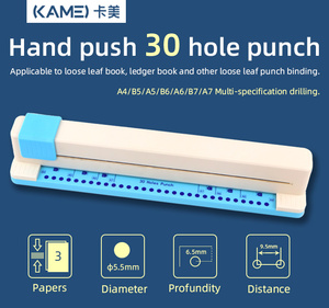 Tùy chỉnh tay A4 lỗ đục lỗ 30 lỗ đấm lỗ giấy cho công cụ thủ công Thẻ sổ lưu niệm văn phòng phẩm tập tin giấy cắt - Product Image 2