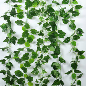 Plantes vertes artificielles Rongxin CT08, feuilles de Pothos et de <span class=keywords><strong>lierre</strong></span> collées sur fil, pour décoration murale intérieure/extérieure, haute simulation - Product Image 1