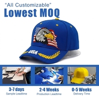 Casquette de baseball personnalisée à 5 panneaux pour l'extérieur, respirante, perforée, réglable avec patch brodé