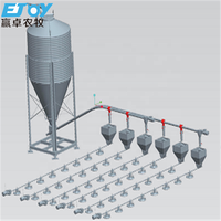 Qingdao Ejoy Silo à grains de haute qualité Silo d'alimentation pour poulets de porc/volaille utilisé pour la ferme de volailles et de porcs