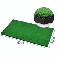 Tapis de golf miniature réaliste de qualité supérieure pour simulateur d'entraînement, tapis de frappe et de déclenchement, gazon synthétique pour entraînement de golf intérieur et extérieur