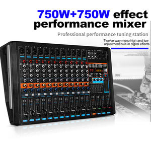 Amplificateur audio professionnel OEM GM12X intégré avec 99 types de DSP, 12 canaux, 750+750W de puissance élevée - Product Image 5