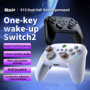 S13 <b>Wireless</b> Game <b>Controller</b> With 3.55mm headphone Nine-axis motion sensing Dual Hall Gamepad Joystick for NS PC - Product Image 2