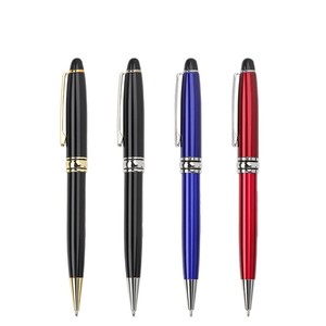Dehongyun Metal Ballpoint <b>Pen</b> 1.0mm Oily Refill Bullet Tip Office Gift Customization Logo Printing - Product Image 5