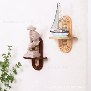Solid Wood <b>Wall</b> <b>Shelf</b> Irregular Shape <b>Wall</b> <b>Mounted</b> Home Decoration For Living Room Guesthouse - Product Image 5